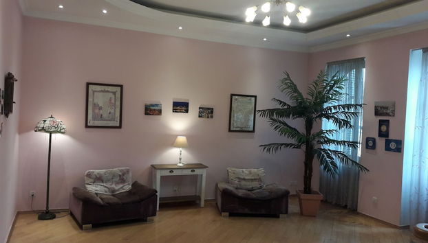 Coin salon dans le hall