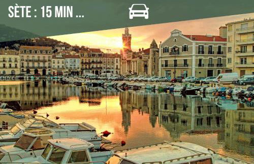 Appartement Le Vauban - 40m2 à Frontignan Plage - À 200m de la Plage - 15 min de Sète - Foto 4