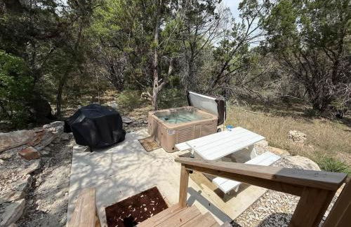 Ophelia Luxury Yurt-Cabin - Canyon Lake - Hot Tub - Foto 14