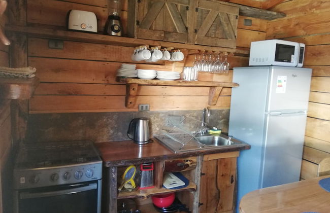 Cabaña Rústica 2 Maravillosa,con Troncos Nativos, con Orilla de Río Trancura - Photo 16