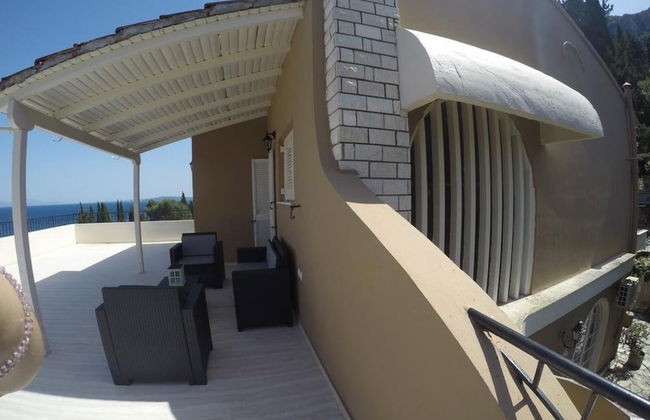 Villa Litsa Large Private Pool Walk to Beach Sea Views A C Wifi - Foto 5