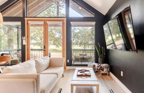 Modern Farmstay Cabin with Friendly Animals, Pond Views & Nature Trails Near Cedar Creek, Texas - Photo 12