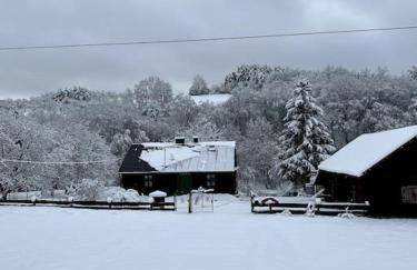 Drewniana chata nad stawem - Foto 21