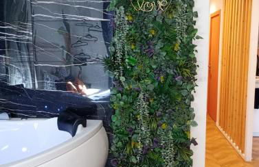 Spa-Sauna-Ciel de pluie tropicale-Champagne Nuit Romantique - Escapade Mâconnaise - Foto 16