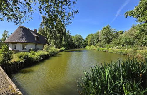 Chaumière entre rivière & champs, piscine privée - Foto 16