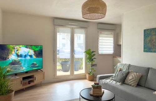 La Voulzie Appartement - Proche centre avec parking privé - Foto 3