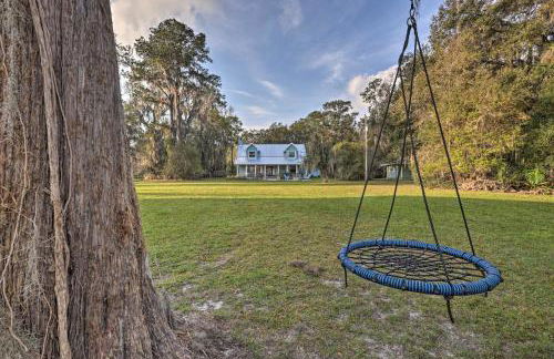 20 Mi to UF Campus Santa Fe Lake Escape with Dock! - Foto 31