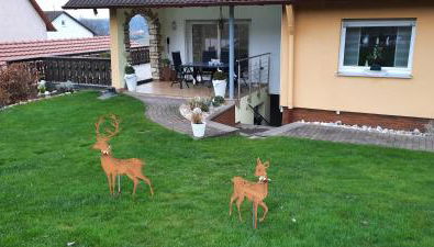 Ferienwohnung Panoramablick-Rhön - Foto 4, Garden