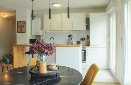 TheSkyFall , cosy appartement, terrasse & parking - Foto 8