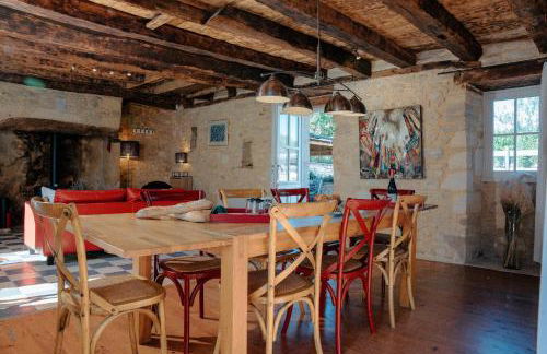 Coeur de village, maison pour 8 avec piscine - Foto 8