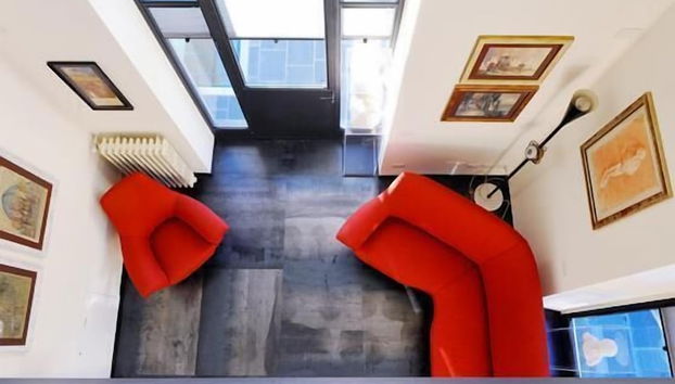 Zona de estar del vestíbulo