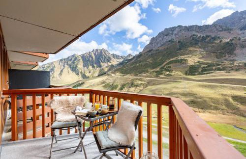 Studio 24 m2 - Classé 2 étoiles - LA MONGIE TOURMALET - Pied des Pistes - Balcon Plein Sud - Parking Public - Foto 13