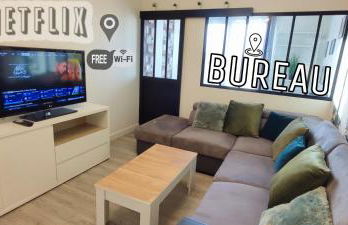 T4 Massy TGV by Beds4Wanderlust - 80m2 avec Terrasse et bureau - proche coulée verte - idéal Pro ou Famille - Foto 5