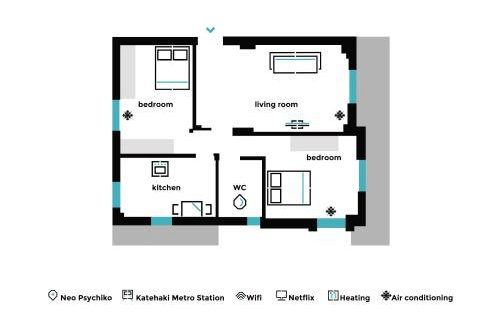 Bright 2BD Apartment in Psychiko by UPSTREET - Photo 50
