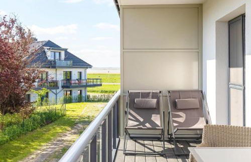 Achterndieck - Modernes 5-Sterne Erdgeschoss-Apartment mit Balkon - Foto 11