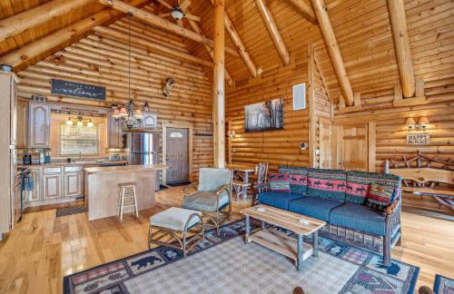 Overlook at Sleepy Creek -- Sleepy Creek Frontage, Secluded, Grill, Fire Pit, Deck, Family Friendly, Game Room, Fishing, Hammock, View, Fireplace - Foto 7