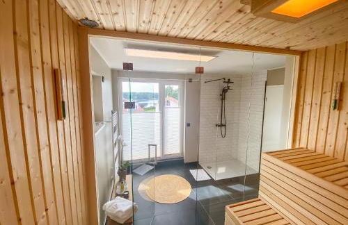 Modernes Ferienhaus mit Kamin und Sauna am Altdorfer See, Hunde sind herzlich Willkommen - Foto 33