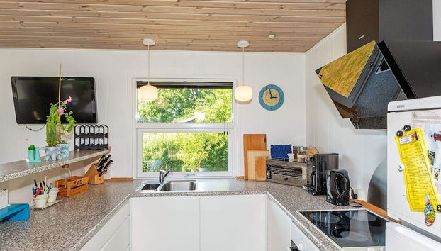 6 Person Holiday Home in Roslev - Foto 5, Cocina privada