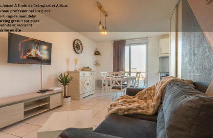 Splendid et cosy T2 terrasse, Airbus et Aéroport - Foto 1