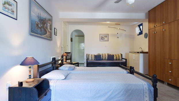 Villa Sophia Paros Beachfront Sea View - Foto 3, Habitación