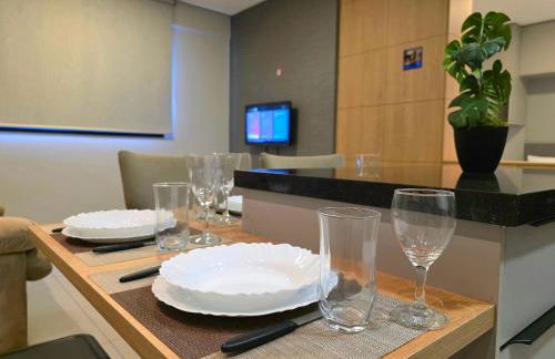 Flat novo e moderno, 4 pessoas ao lado do Paraguai - Foto 43