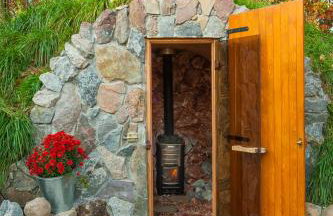 Saunowisko w Krągu - domy Niebieski i Żółty - Foto 6