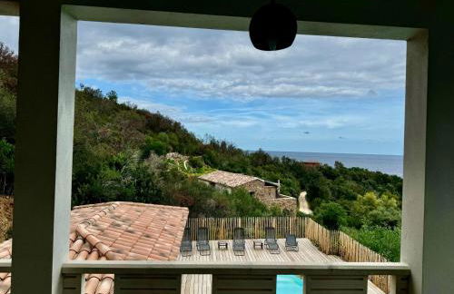 Villa Mare è Machja avec piscine et vue mer - Foto 19