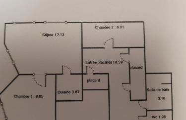 Chamrousse 1750 Roche Béranger 50m2 4-6pers Vue panoramique - Foto 6