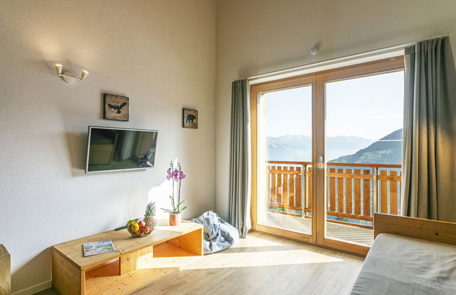 T-Resort La Tzoumaz 2p4 vue vallée - Foto 4