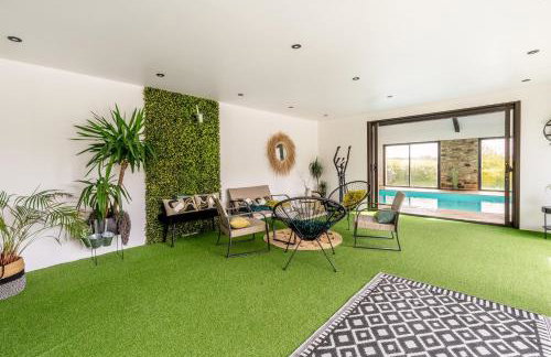 Gite Ti Coz piscine intérieure - Foto 24