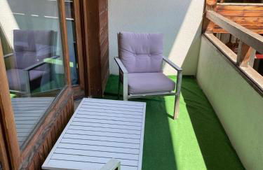 L'Enchalpe, Grand et lumineux studio avec coin montagne 5 personnes, 60m des pistes, PISCINE COUVERTE, WIFI, grand balcon expo EST, DRAPS NON COMPRIS - Foto 19