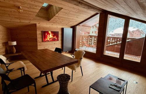 Appartement neuf haut de gamme esprit chalet à Méribel - 4 couchages - Foto 8