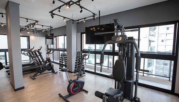 Studio Sao Paulo PUC Allianz Park 507WB - Foto 5, Zona de estar del vestíbulo