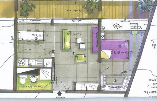 loft avec parking et terrasse - Foto 7