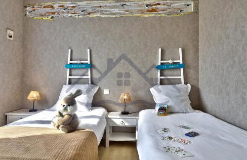 LocaLise - M3B - Souvenir du Guil - Maison de plain-pied avec jardin clos au Guilvinec - Tout à pied, plages, port, centre, commerces, marché - Wif inclus - Linge de lit inclus - Animaux bienvenus - Foto 17