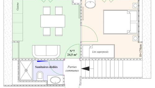 Gîte montagne 1 à 25 places "Chalet Coste Belle" - Foto 2