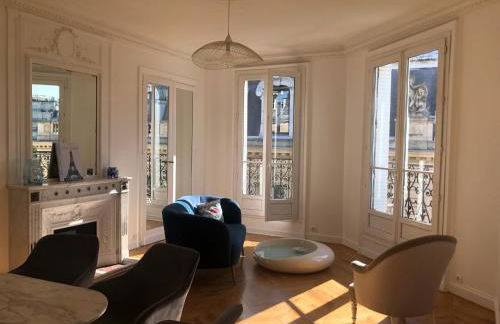 Vue Tour Eiffel et 5 minutes des Champs-Elysees Appartement 2 chambres Paris 16 Etoile - Foto 10