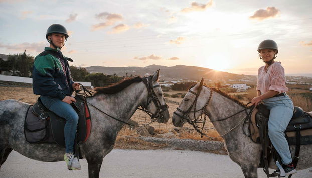Moment photo à cheval !