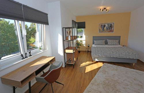 Exklusive Wohnung mit Balkon und direktem Rheinblick mit 2 Schlafzimmern für bis zu 5 Gäste - Foto 5