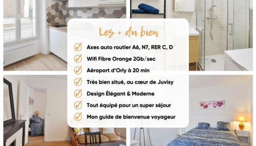 Studio au calme proche Gare - 25' Paris centre - Foto 2