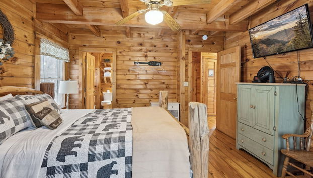 Hooks Haven 4 Bedroom Cabin - Foto 3, Habitación