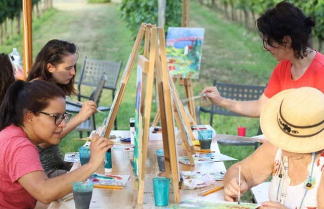 Laboratorio di pittura tra i vigneti + Degustazione di vino - Foto 5
