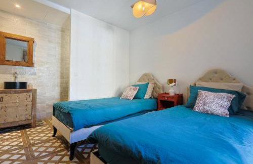 Mas provençal avec piscine chauffée, tennis, pétanque, vue mer, 20 min St Tropez - Foto 15