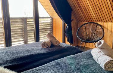 Stodoła Na Kresach - widokowy domek drewniany, całoroczny JACUZZI & SAUNA - Foto 52