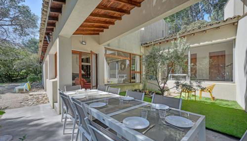 Grande villa avec piscine près d'Avignon - Jonquerettes - Photo 2, Garden, Garden view