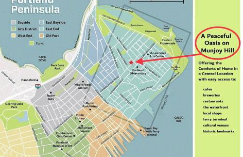 Peaceful Oasis on Munjoy Hill 1st flr 3BR parking - Foto 24