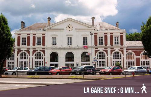 Évreux Central Lodge - Netflix - Wifi Fibre - Proche Gare Sncf & Centre-ville - Foto 29