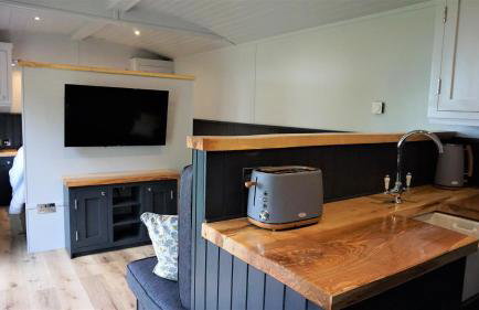 Little Acorn - Luxury shepherd's hut / lodge with private hot tub and garden - Foto 5