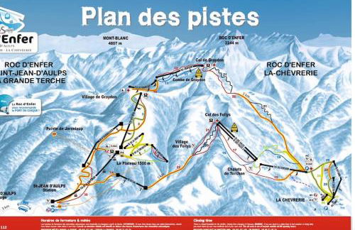 Dans résidence neuve LE SNOW ROC sur les pistes, grand studio cosy 5 pers avec terrasse panoramique, SAUNA, WIFI - Foto 28