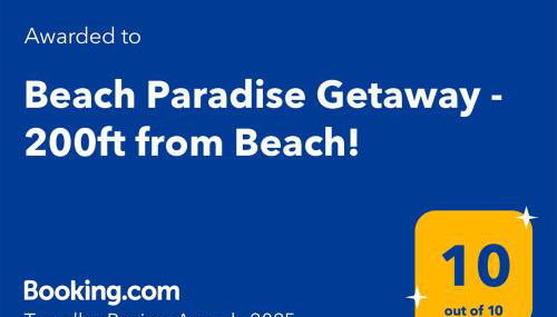 Beach Paradise Getaway - 200ft from Beach! - Foto 2